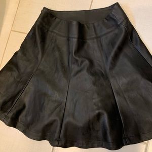 Express high waisted faux leather skirt. Size 8.
